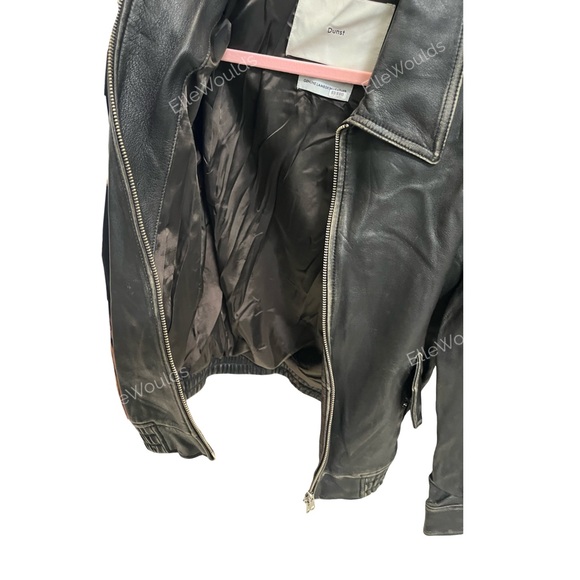 Dunst Genuine Lambskin Leather
Bomber Jacket Distressed Black Size
XS - Picture 10 of 10